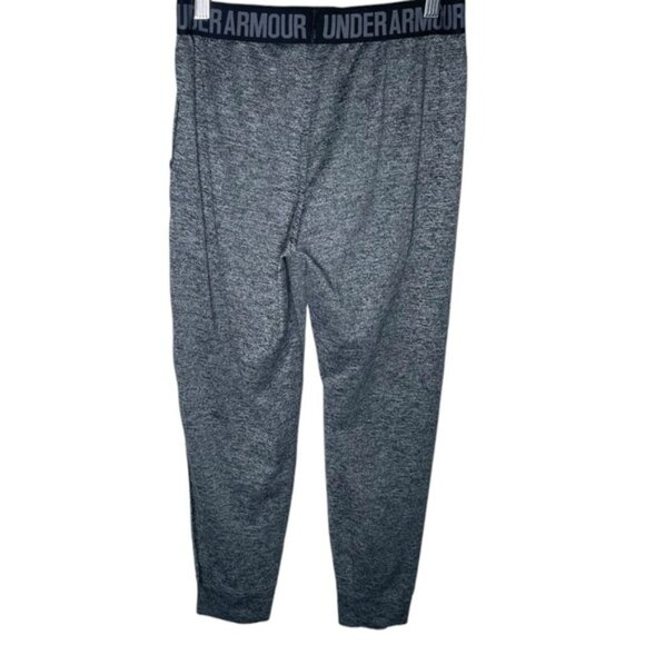 Under Armour Small Leggings Grey Casual Pocket Activewear Gym Workout Loungewear - Picture 4 of 6